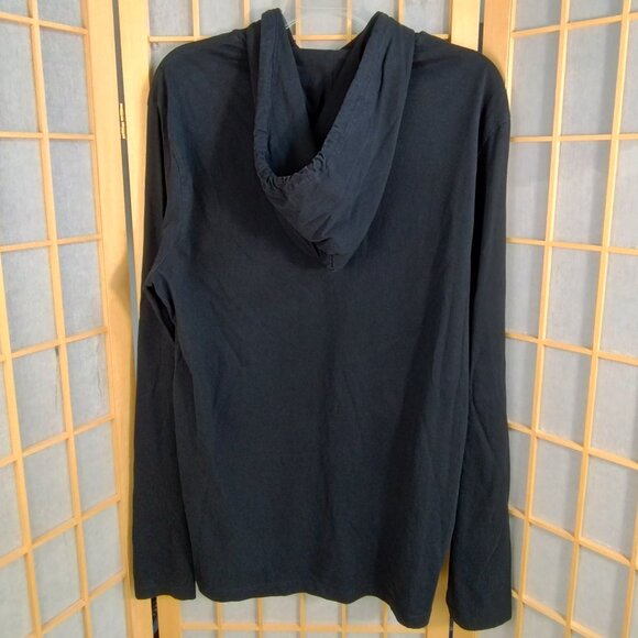 Polo Ralph Lauren Big Pony Jersey Hooded T-Shirt Black Size M - Picture 3 of 8